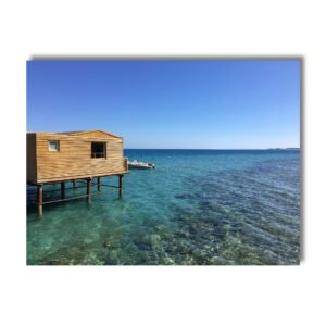 Cabaña sobre Turquesa